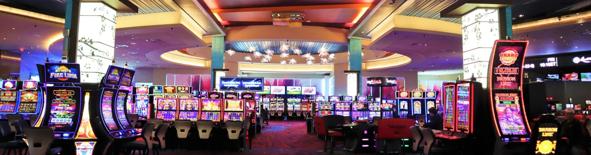 Mesa de casino ao vivo com dealer profissional